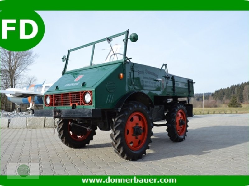 Mercedes Benz B Hringer Unimog Traktor Hinterschmiding