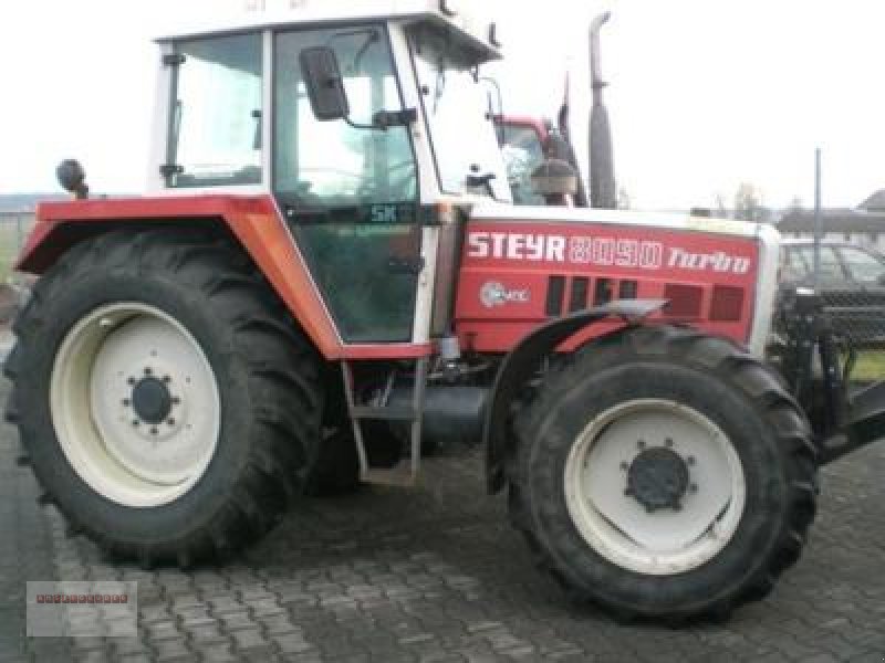 Steyr 8090 Sk2 Turbo Mit Allrad Fhfz Druckluft Uvm Traktor 1410