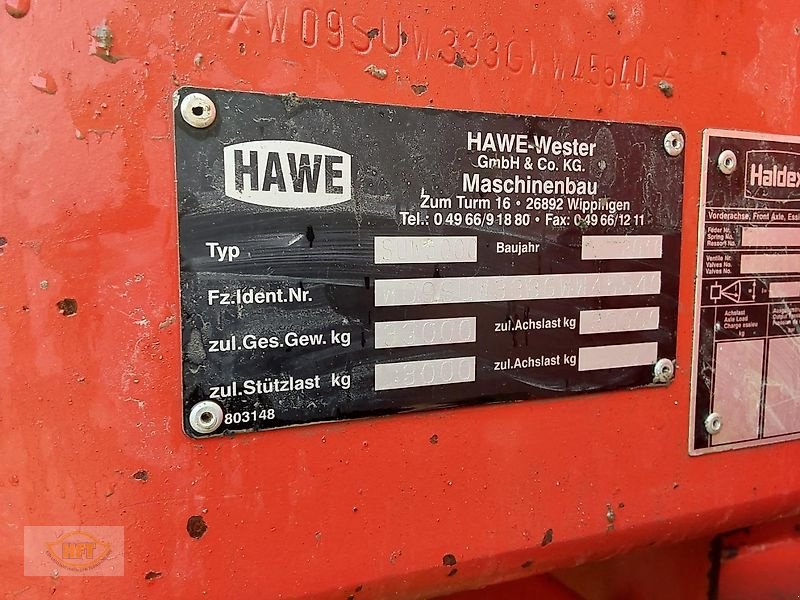 Überladewagen del tipo Hawe SUW 5000, Gebrauchtmaschine en Mühlhausen-Görmar (Imagen 9)