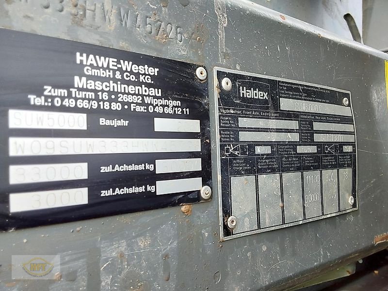 Überladewagen typu Hawe SUW 5000, Gebrauchtmaschine w Mühlhausen-Görmar (Zdjęcie 8)