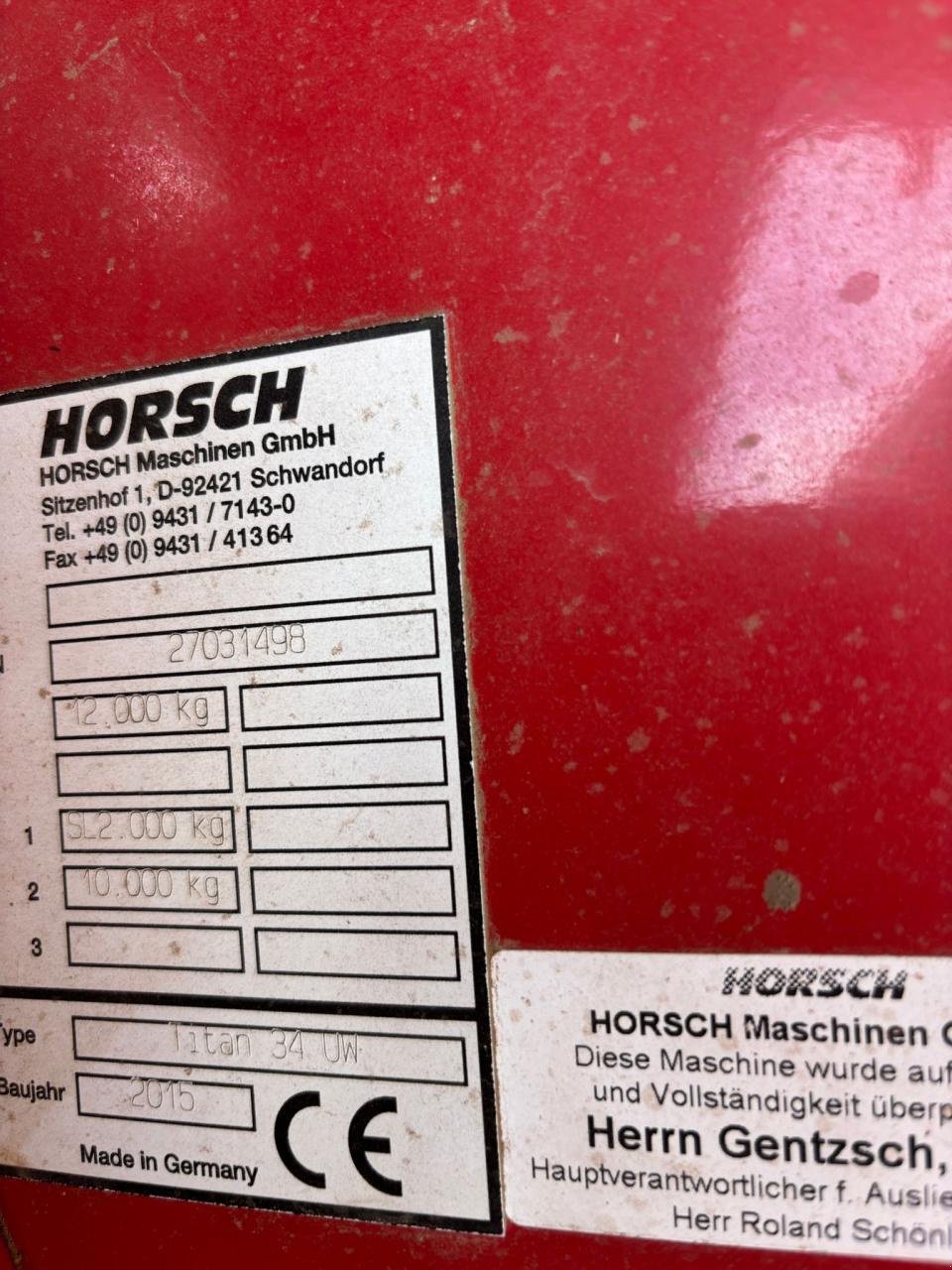 Überladewagen του τύπου Horsch TITAN 34 UW, Gebrauchtmaschine σε Beelitz (Φωτογραφία 7)