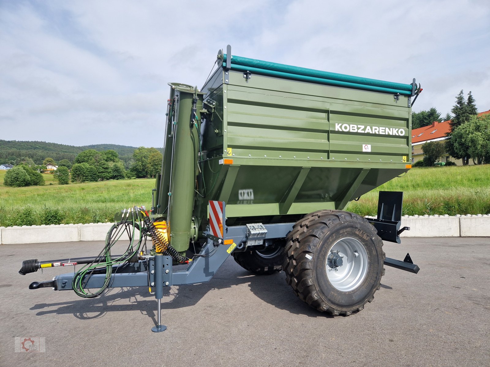 Überladewagen a típus Kobzarenko PBN-9 9m³ Volumen Druckluft, Neumaschine ekkor: Tiefenbach (Kép 9)