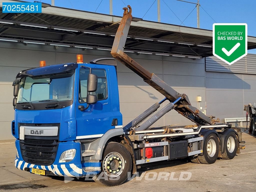 Abrollcontainer tip DAF CF 400 6X2 NL-Truck Liftachse VDL S-21-6200 Euro 6, Gebrauchtmaschine in Veghel (Poză 1)