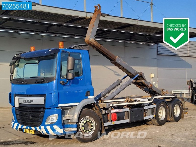 Abrollcontainer del tipo DAF CF 400 6X2 NL-Truck Liftachse VDL S-21-6200 Euro 6, Gebrauchtmaschine en Veghel (Imagen 1)