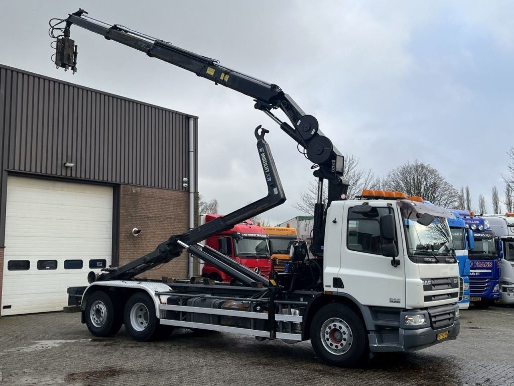 Abrollcontainer tip DAF CF 75 / Euro5 / HMF 2420 Kraan / Haakarm / Radio remote / Only 3, Gebrauchtmaschine in Ammerzoden (Poză 3)