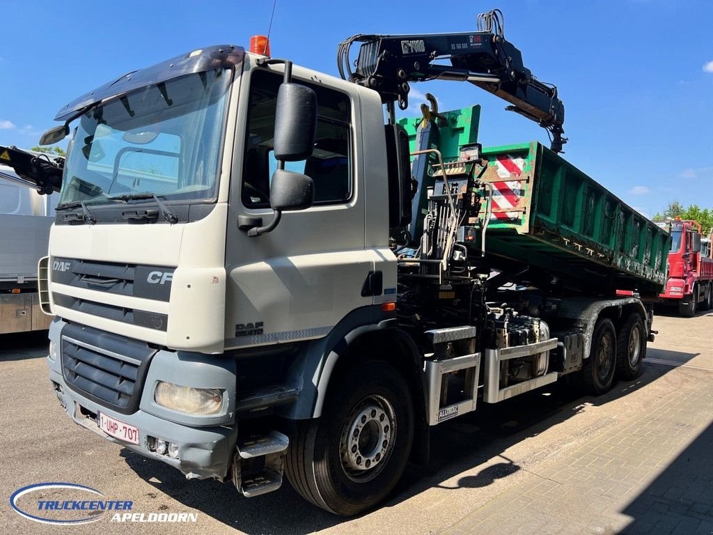 Abrollcontainer tip DAF CF 85.410 ATE, Hiab 166, 6x4 Steel spring, Gebrauchtmaschine in Apeldoorn (Poză 3)