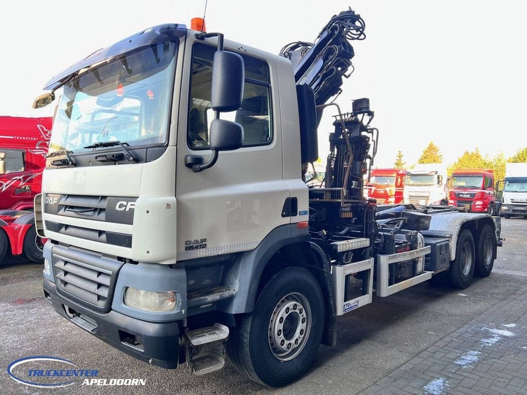 Abrollcontainer tip DAF CF 85.410 ATE, Hiab 166, 6x4 Steel spring, Gebrauchtmaschine in Apeldoorn (Poză 3)