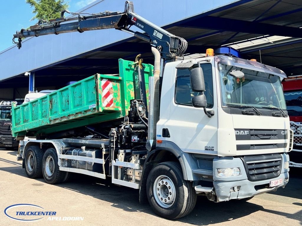 Abrollcontainer a típus DAF CF 85.410 ATE, Hiab 166, 6x4 Steel spring, Gebrauchtmaschine ekkor: Apeldoorn (Kép 1)