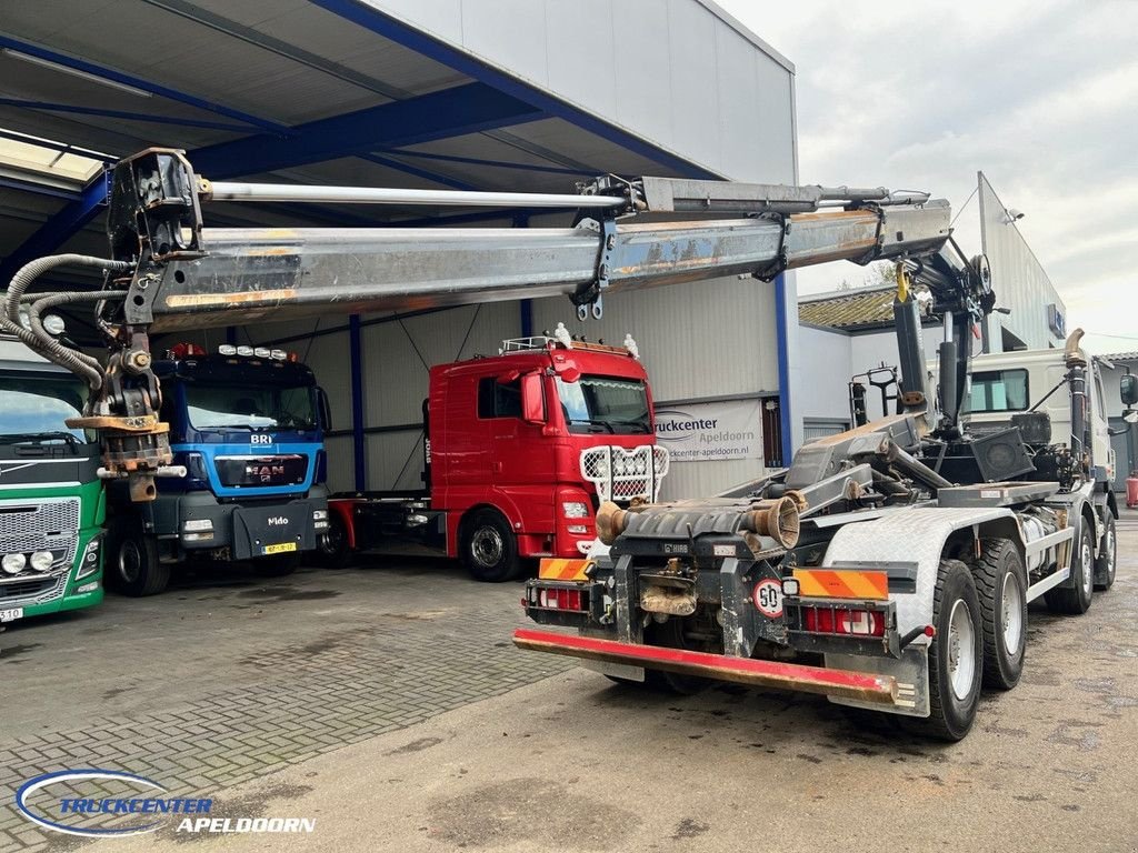 Abrollcontainer van het type DAF CF 85.460 ATE, 8x4 Steel springs, Hiab 244, Gebrauchtmaschine in Apeldoorn (Foto 2)