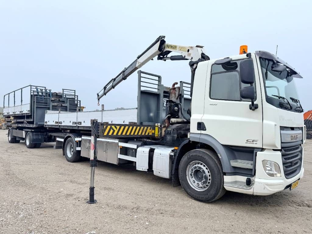 Abrollcontainer typu DAF CF400 + 17m Palfinger Crane / kran + Trailer, Gebrauchtmaschine v Veldhoven (Obrázek 7)