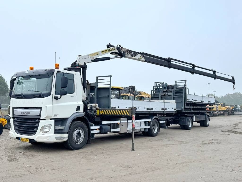 Abrollcontainer des Typs DAF CF400 + 17m Palfinger Crane / kran + Trailer, Gebrauchtmaschine in Veldhoven (Bild 2)