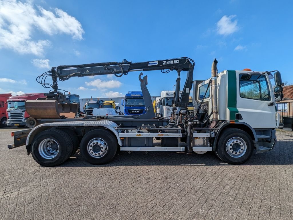 Abrollcontainer des Typs DAF CF75.250 6x2/4 Daycab Euro3 - Hooklift + Crane Hiab 102-S-2 - So, Gebrauchtmaschine in Oud Gastel (Bild 11)