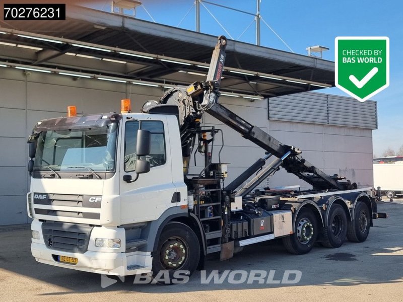 Abrollcontainer of the type DAF CF85.360 8X2 NL-Truck Hiab 211 E-3 HIPRO Kran 21T Multilift Euro, Gebrauchtmaschine in Veghel