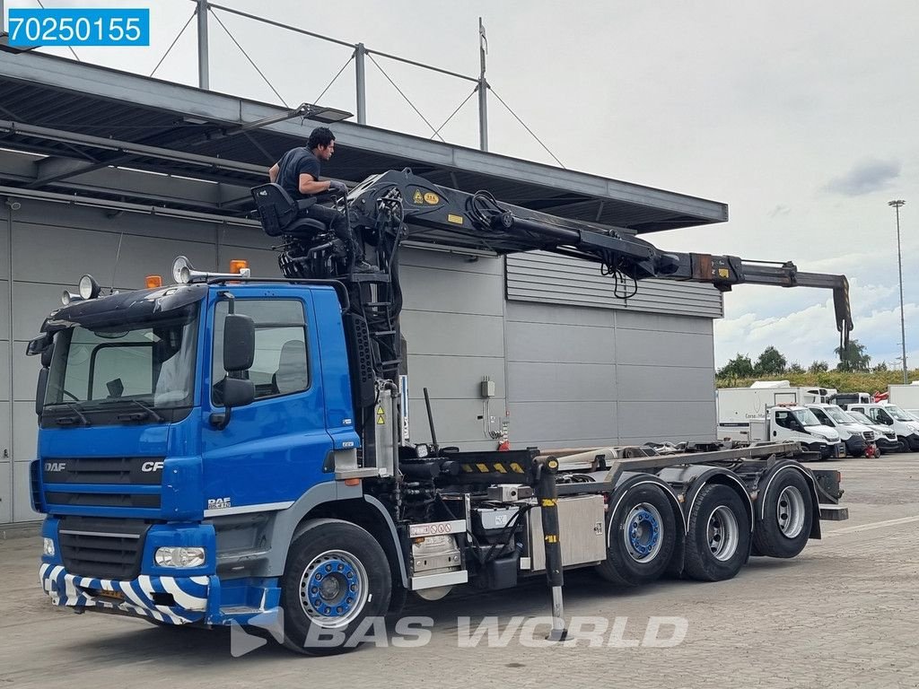 Abrollcontainer типа DAF CF85.410 8X2 25T VDL Palfinger Epsilon Q150Z Kran Lift+Lenkachse, Gebrauchtmaschine в Veghel (Фотография 5)