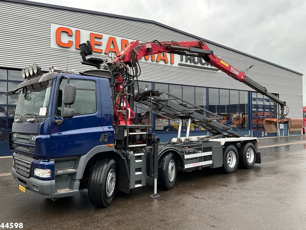 Abrollcontainer van het type DAF FAC 85 CF 510 8x2 Penz 23 Tonmeter Z-kraan, Gebrauchtmaschine in ANDELST (Foto 1)