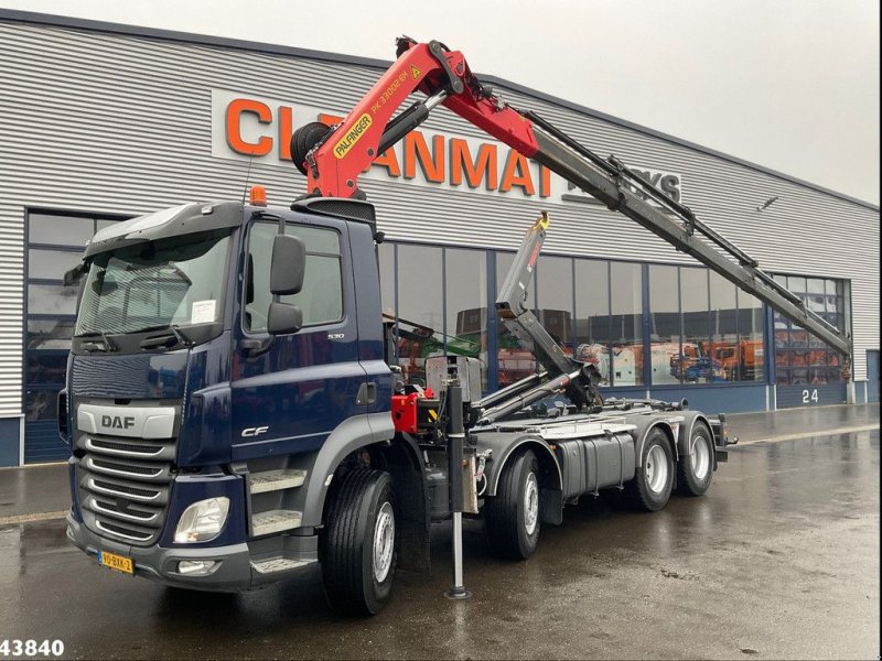 Abrollcontainer du type DAF FAD CF 530 8x4 Euro 6 Palfinger 33 Tonmeter laadkraan, Gebrauchtmaschine en ANDELST (Photo 1)