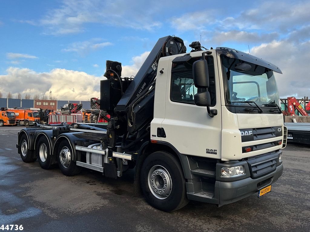 Abrollcontainer typu DAF FAG 75 CF 310 Hiab 24 Tonmeter laadkraan Just 151.649 km!, Gebrauchtmaschine w ANDELST (Zdjęcie 5)