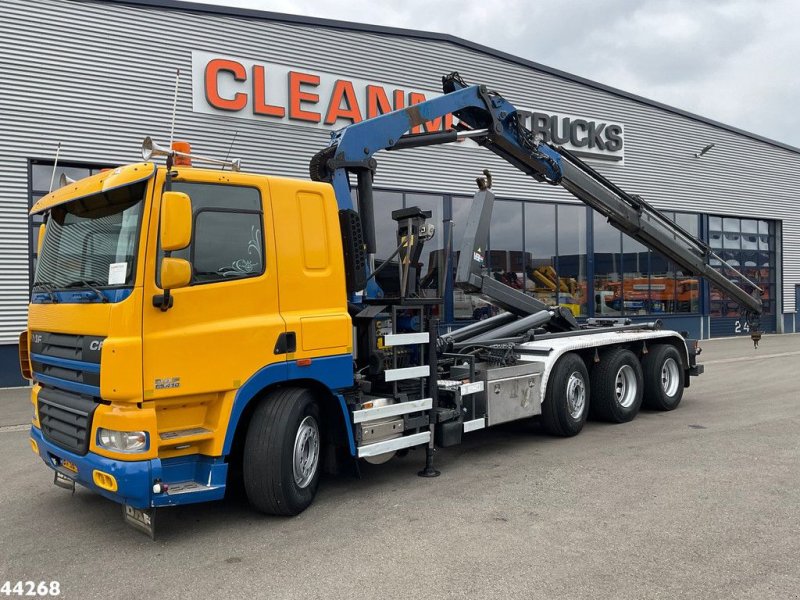 Abrollcontainer du type DAF FAK 85 CF 410 Palfinger 18 Tonmeter laadkraan, Gebrauchtmaschine en ANDELST (Photo 1)