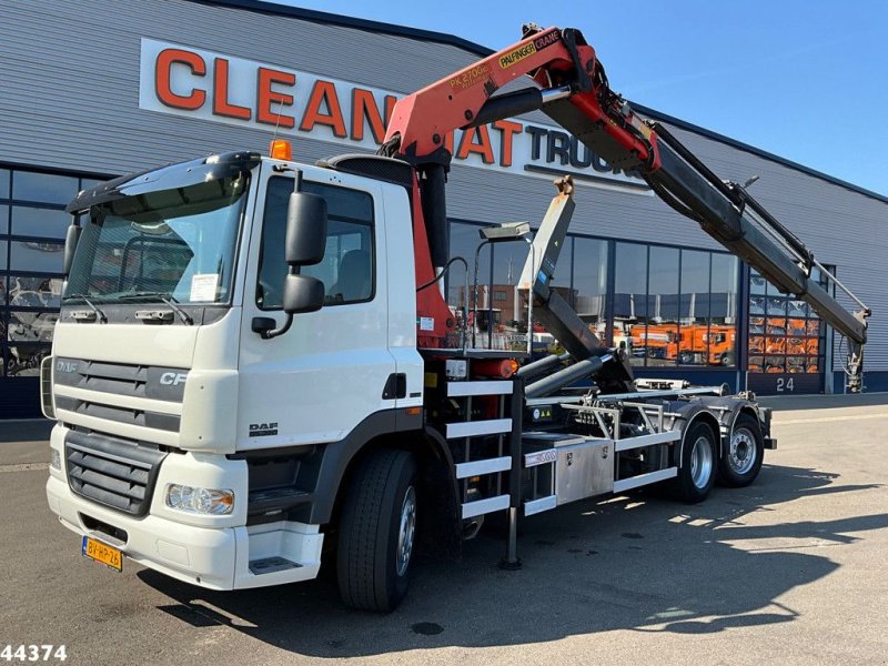 Abrollcontainer van het type DAF FAN 85 CF 360 Palfinger 27 Tonmeter laadkraan, Gebrauchtmaschine in ANDELST