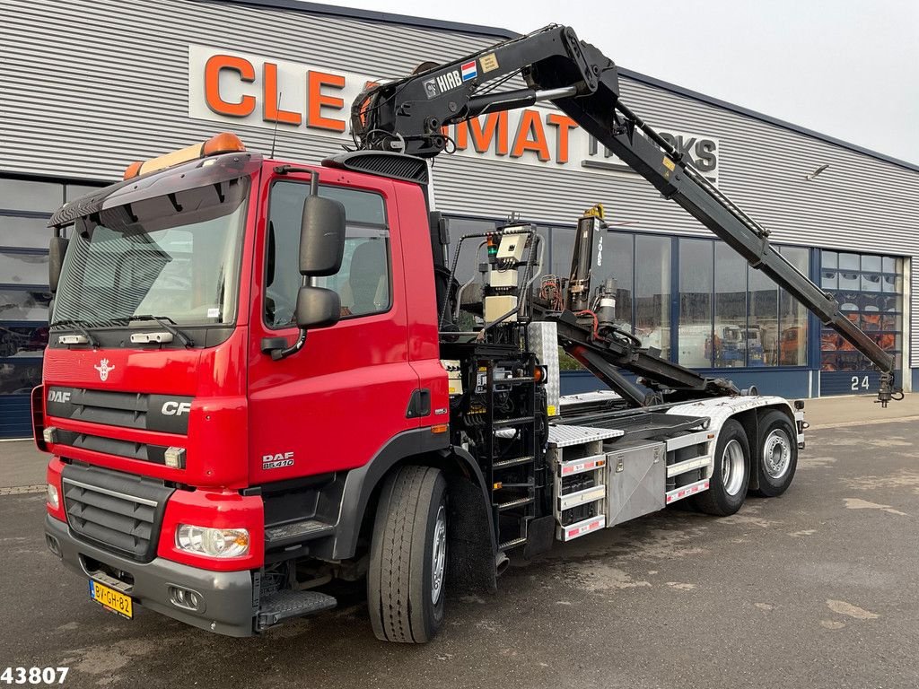 Abrollcontainer van het type DAF FAN 85 CF 410 Hiab 16 Tonmeter laadkraan, Gebrauchtmaschine in ANDELST (Foto 1)