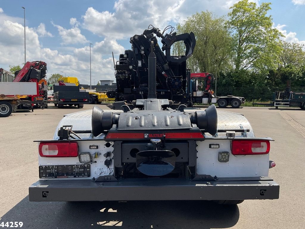 Abrollcontainer van het type DAF FAN CF 400 Hiab 19 Tonmeter Z-kraan, Gebrauchtmaschine in ANDELST (Foto 4)