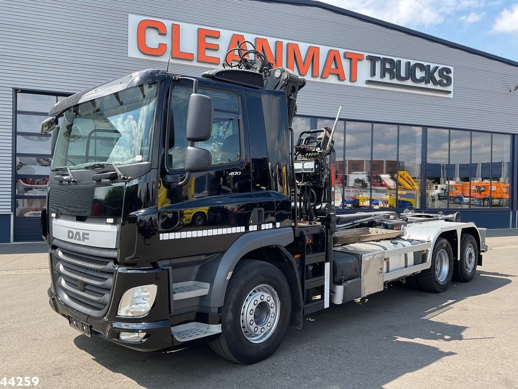 Abrollcontainer typu DAF FAN CF 400 Hiab 19 Tonmeter Z-kraan, Gebrauchtmaschine v ANDELST (Obrázek 2)