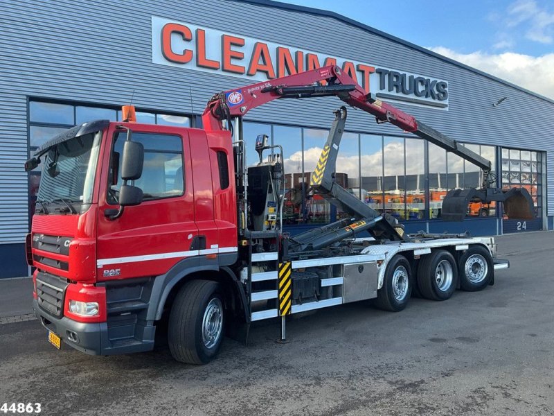 Abrollcontainer van het type DAF FAQ 85 CF 460 HMF 16 Tonmeter Z-kraan, Gebrauchtmaschine in ANDELST (Foto 1)