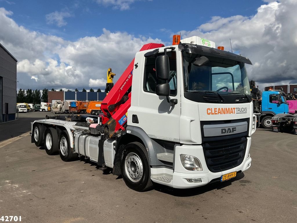 Abrollcontainer of the type DAF FAQ CF 400 8x2 Euro 6 HMF 21 Tonmeter laadkraan, Gebrauchtmaschine in ANDELST (Picture 5)