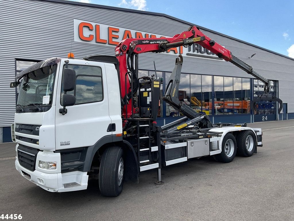 Abrollcontainer van het type DAF FAS 85 CF 360 Euro 5 Palfinger 17 Tonmeter Z-kraan, Gebrauchtmaschine in ANDELST (Foto 1)