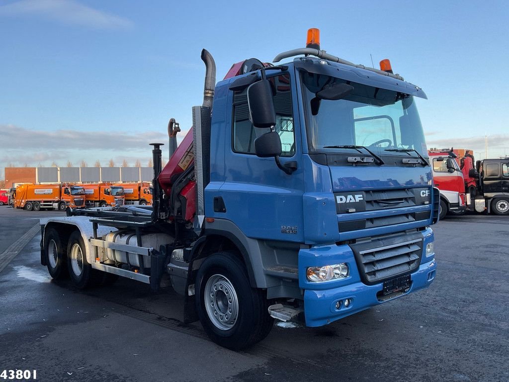 Abrollcontainer of the type DAF FAT 85 CF 410 6x4 Full Steel Manual HMF 16 Tonmeter laadkraan, Gebrauchtmaschine in ANDELST (Picture 5)