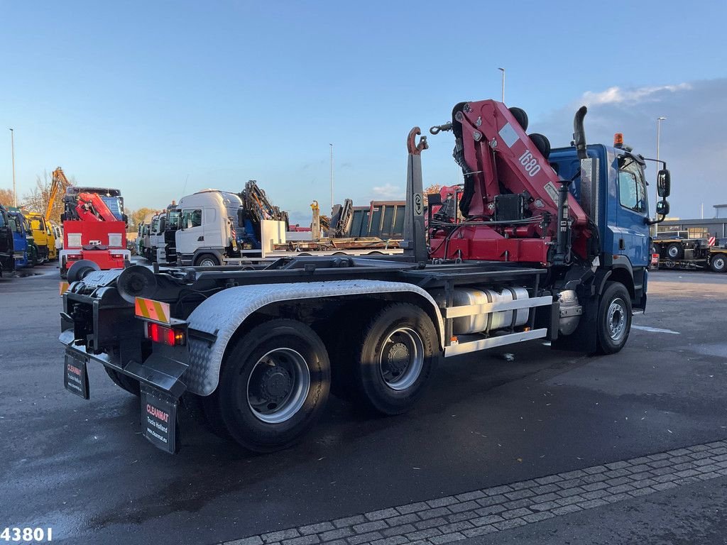 Abrollcontainer of the type DAF FAT 85 CF 410 6x4 Full Steel Manual HMF 16 Tonmeter laadkraan, Gebrauchtmaschine in ANDELST (Picture 4)