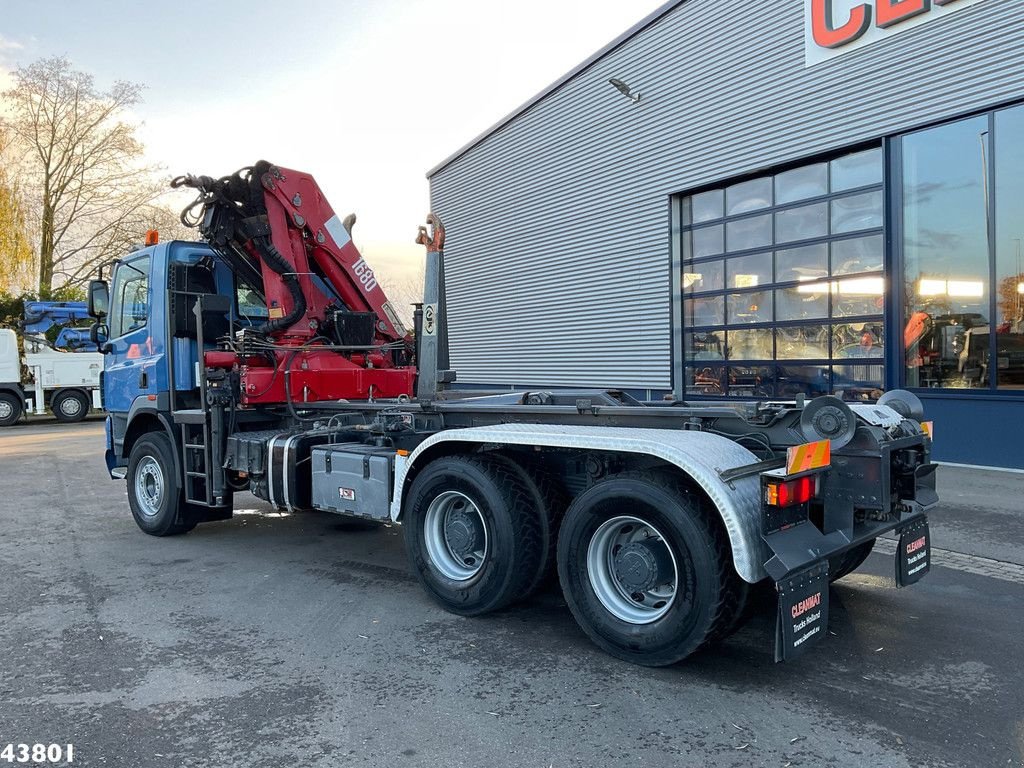 Abrollcontainer of the type DAF FAT 85 CF 410 6x4 Full Steel Manual HMF 16 Tonmeter laadkraan, Gebrauchtmaschine in ANDELST (Picture 2)