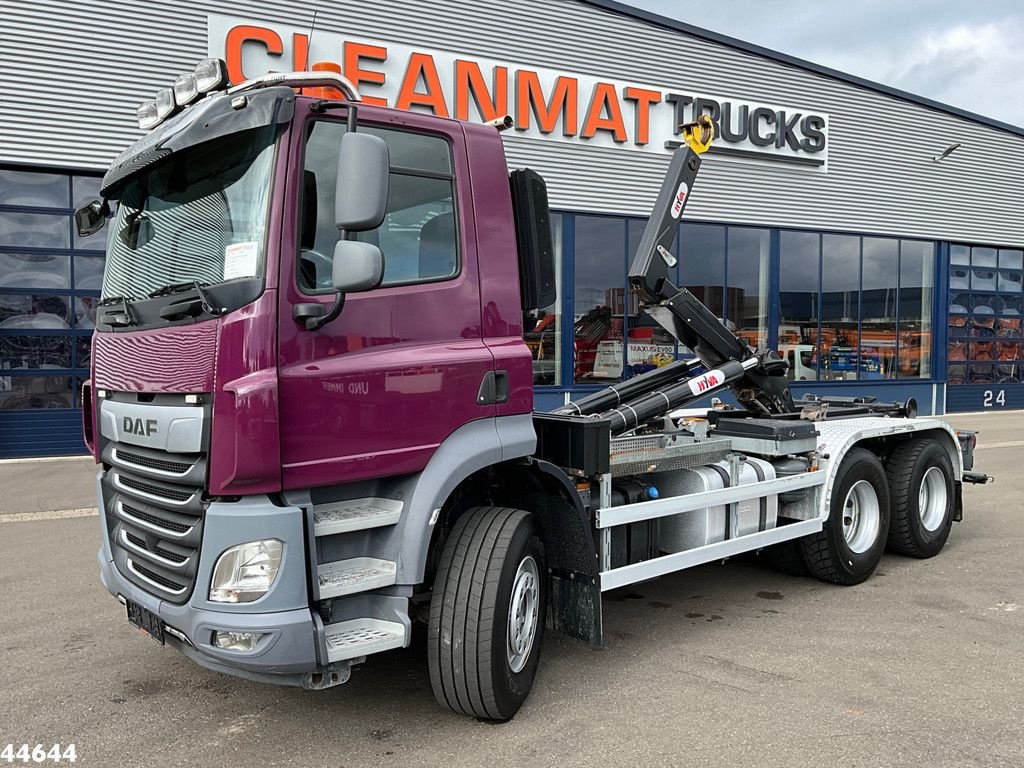 Abrollcontainer of the type DAF FAT CF 480 6x4 Euro 6 Hyvalift 20 Ton haakarmsysteem Just 88.552, Gebrauchtmaschine in ANDELST (Picture 1)