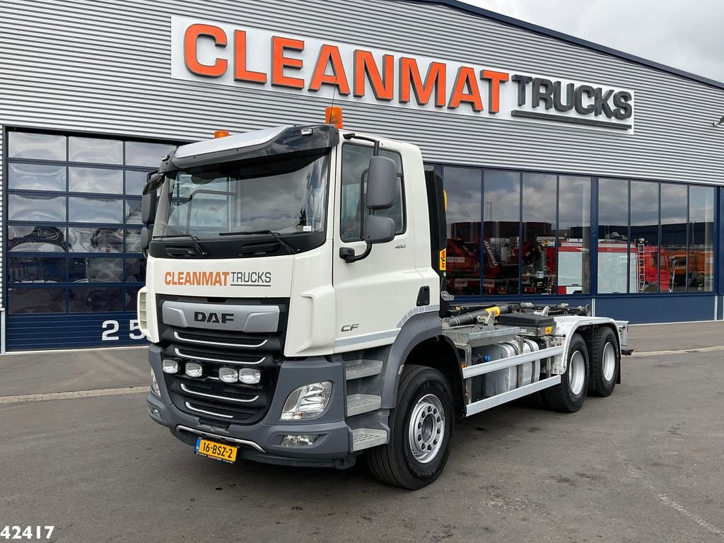 Abrollcontainer van het type DAF FAT CF 480 6x4 Hyvalift 20 Ton haakarmsysteem, Gebrauchtmaschine in ANDELST (Foto 8)