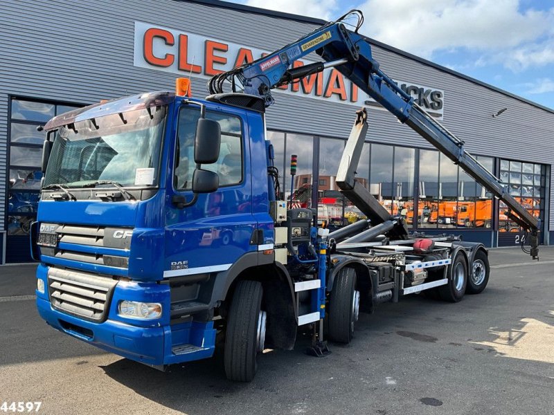 Abrollcontainer of the type DAF FAX 85 CF 360 8x2 Euro 5 Hiab 16 Tonmeter laadkraan, Gebrauchtmaschine in ANDELST (Picture 1)