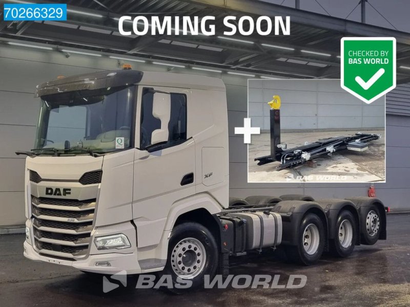 Abrollcontainer del tipo DAF NXF530 8X4 HYVA T30-60-S Lift+Lenkachse Retarder ACC Euro 6, Neumaschine en Veghel (Imagen 1)