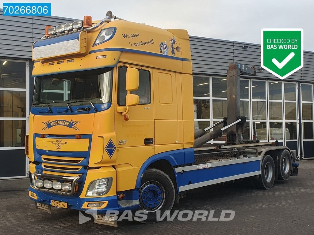 Abrollcontainer typu DAF XF 460 6X2 NL-Truck 25Tons VDL S-25-6600 SSC Liftachse Standklim, Gebrauchtmaschine w Veghel (Zdjęcie 1)