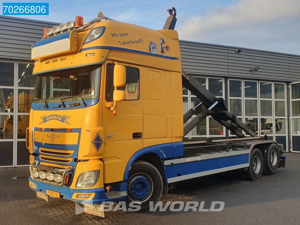 Abrollcontainer del tipo DAF XF 460 6X2 NL-Truck 25Tons VDL S-25-6600 SSC Liftachse Standklim, Gebrauchtmaschine In Veghel (Immagine 3)