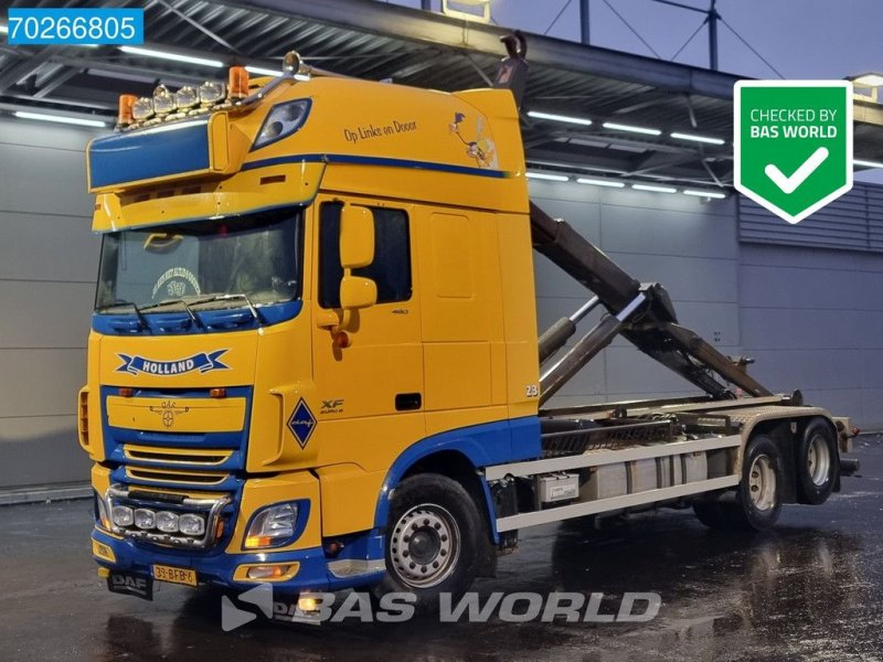 Abrollcontainer typu DAF XF 460 6X2 NL-Truck SSC Liftachse 30T Haak Standklima, Gebrauchtmaschine v Veghel (Obrázok 1)