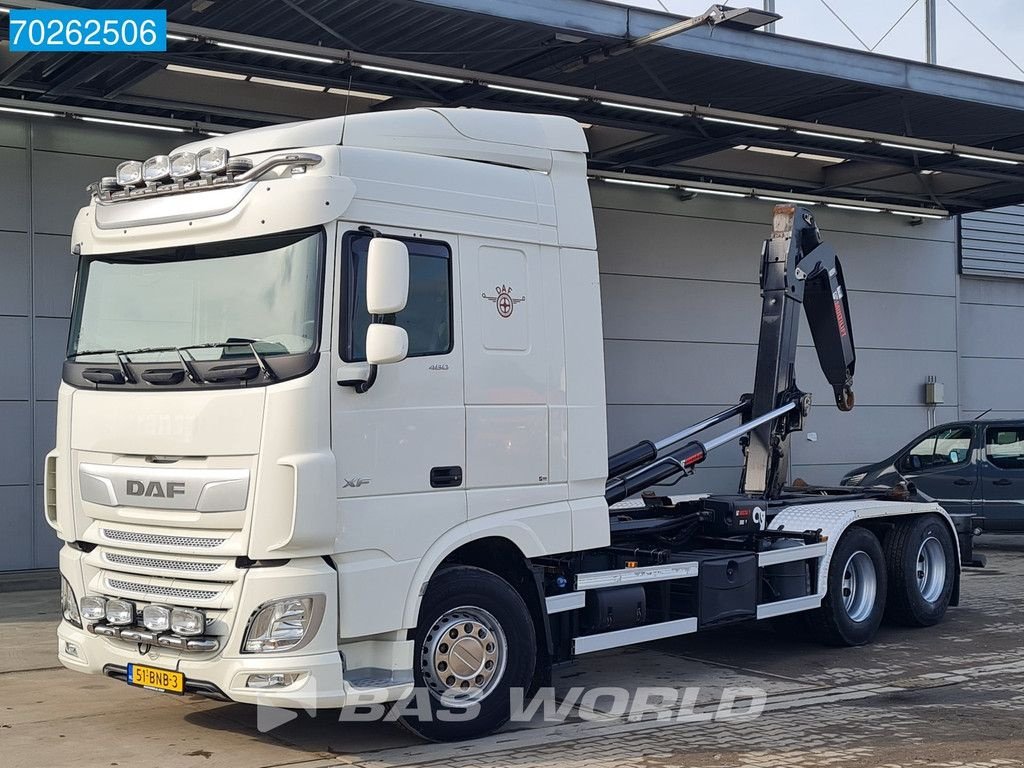 Abrollcontainer типа DAF XF 480 6X2 NL-Truck Retarder SC 21T HIAB Hook Euro 6, Gebrauchtmaschine в Veghel (Фотография 5)