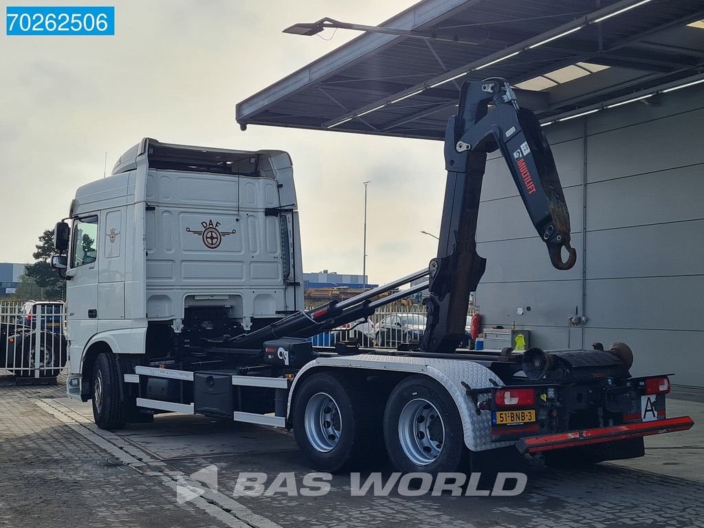 Abrollcontainer del tipo DAF XF 480 6X2 NL-Truck Retarder SC 21T HIAB Hook Euro 6, Gebrauchtmaschine en Veghel (Imagen 3)