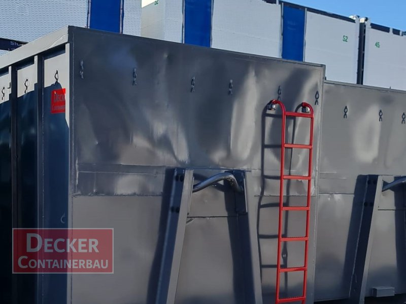 Abrollcontainer от тип Decker Container Abrollcontainer, ca.37m³, mit Werbetafel, sofort verfügbar, Neumaschine в Armstorf (Снимка 1)