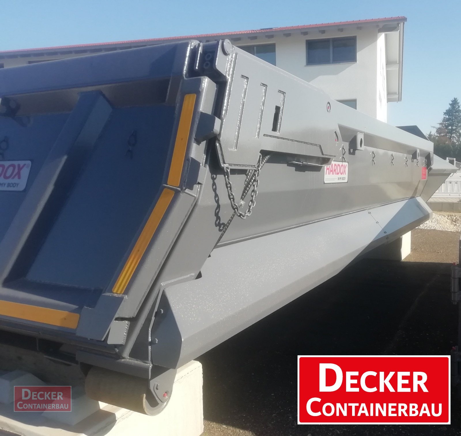 Abrollcontainer του τύπου Decker Container Abrollcontainer, Halfpipe, HARDOX, ca.14m³, hydr.Heckklappe, Neumaschine σε Armstorf (Φωτογραφία 3)