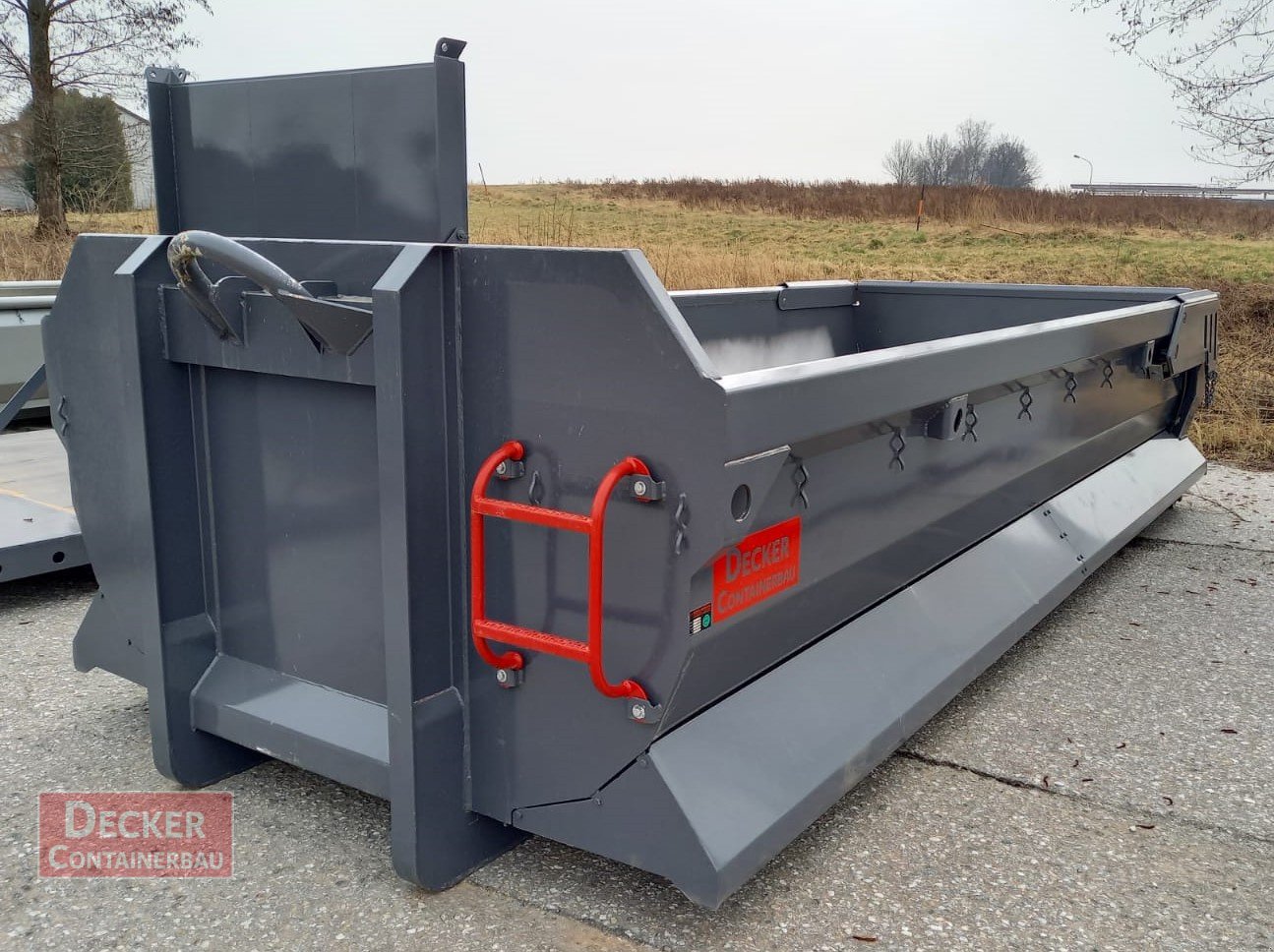 Abrollcontainer tipa Decker Container Abrollcontainer, Halfpipe, HARDOX, ca.14m³, hydr.Heckklappe, Neumaschine u Armstorf (Slika 4)