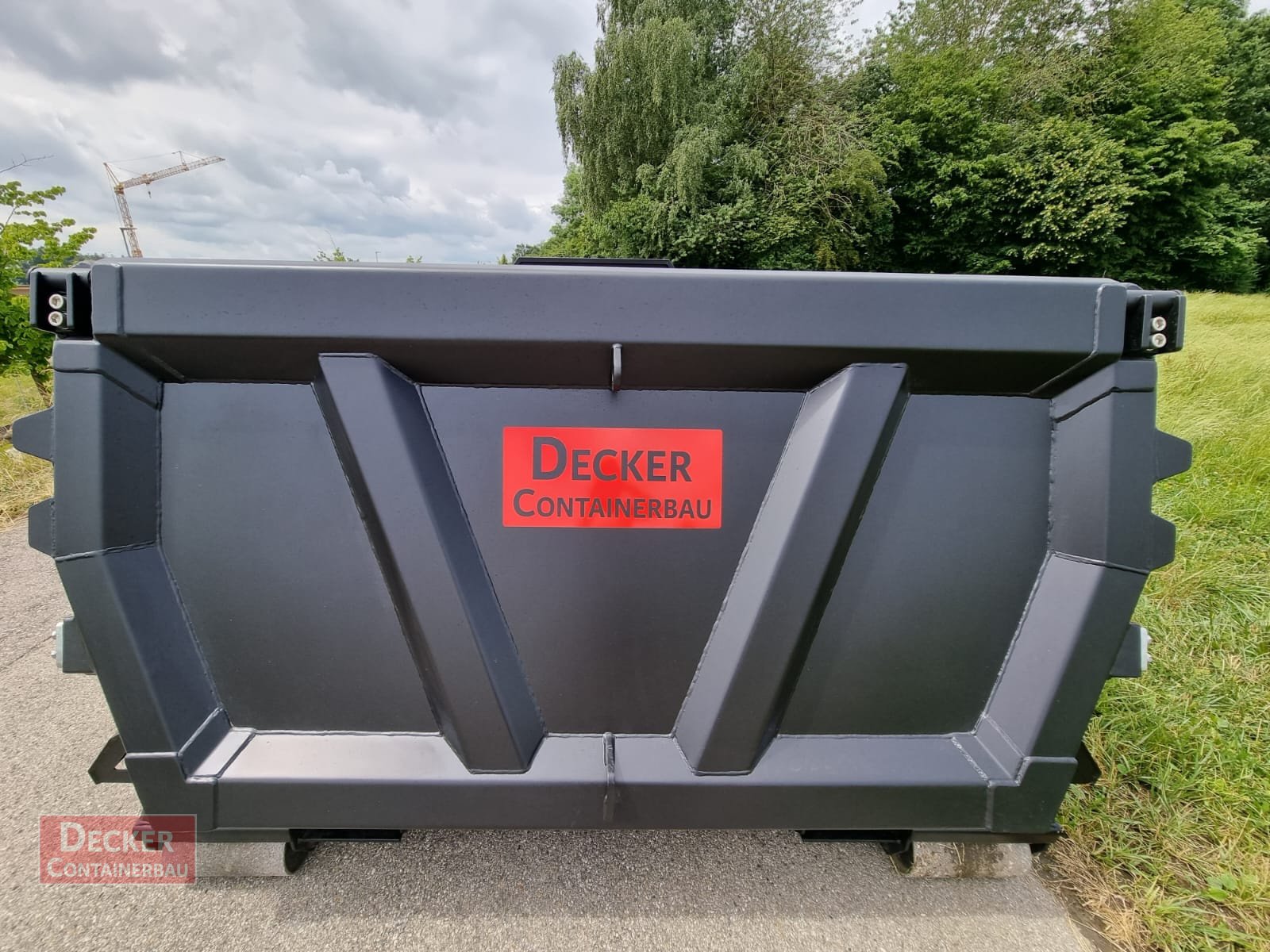 Abrollcontainer του τύπου Decker Container Abrollcontainer, Halfpipe, HARDOX, ca.16m³, hydr.Heckklappe, Neumaschine σε Armstorf (Φωτογραφία 3)