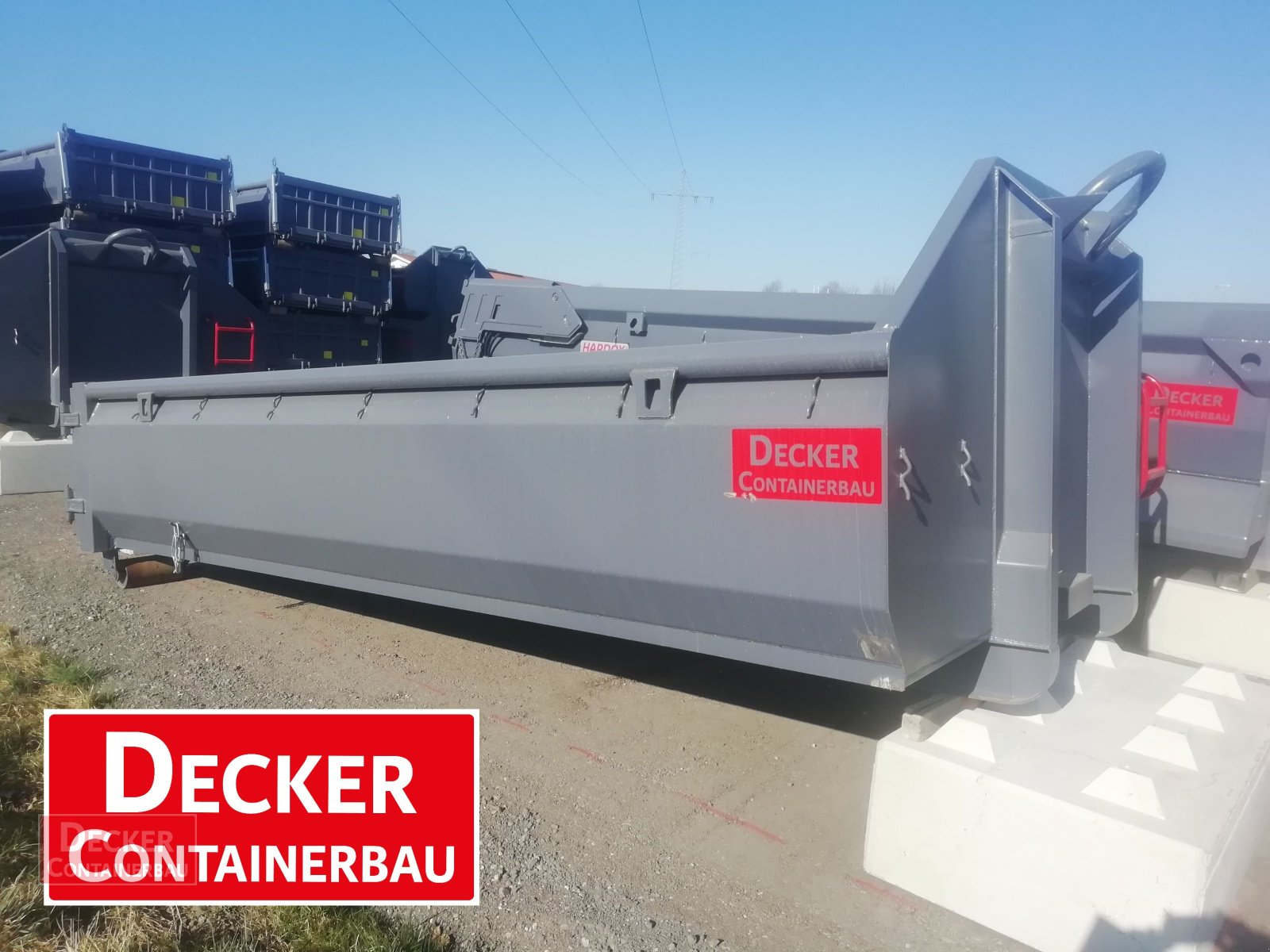 Abrollcontainer Türe ait Decker Container Bayernbox,Flügeltüre,ca.8,5m³,Pronar, Sofort verfügbar, Neumaschine içinde Armstorf (resim 2)