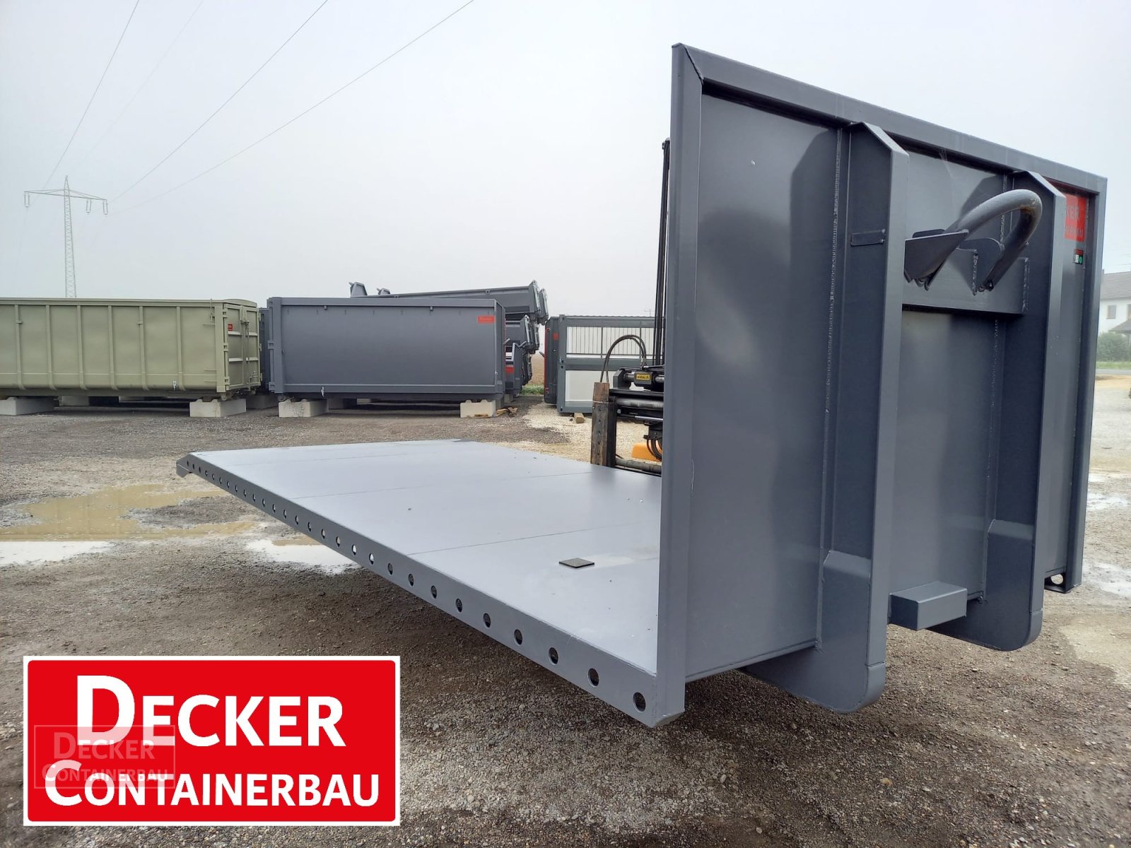 Abrollcontainer of the type Decker Container Plattformen in verschiedenen Längen, sofort verfügbar, Neumaschine in Armstorf (Picture 3)