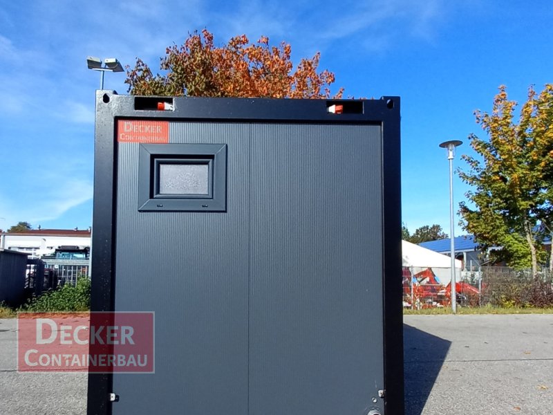 Abrollcontainer Türe ait Decker Container Sanitärcontainer 10ft, Dusche und WC, 8950€ netto, sofort verfügbar, Neumaschine içinde Armstorf (resim 1)