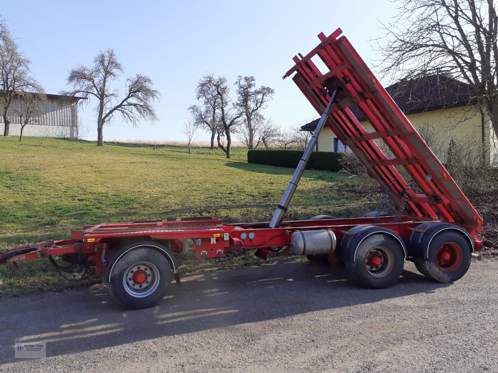 Abrollcontainer tipa Eigenbau Abrollkippanhänger, Gebrauchtmaschine u Aistersheim (Slika 2)