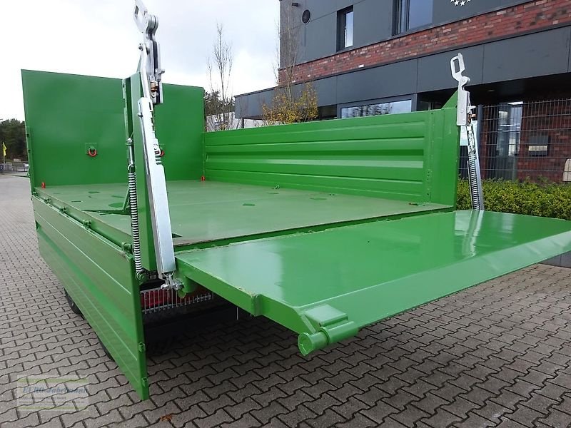 Abrollcontainer Türe ait EURO-Jabelmann Container, Plattform, STE 4500 mit Stahlbordwände, überfahrb. Heckklappe, NEU, Neumaschine içinde Itterbeck (resim 1)